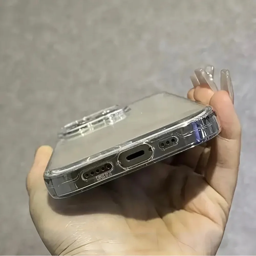 3-Pack iPhone 15 Pro Clear Shockproof Cases